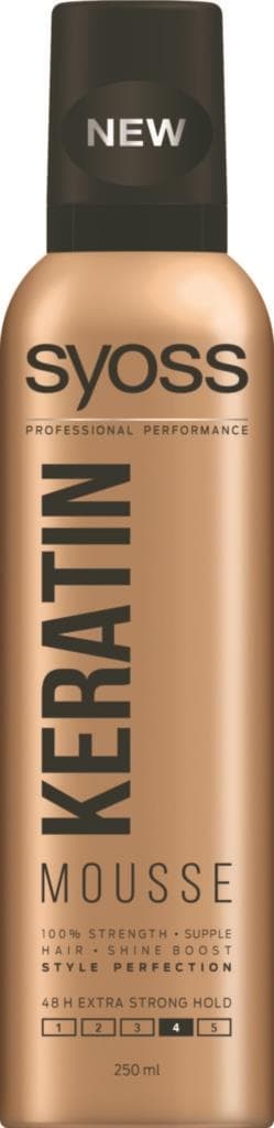 Syoss Keratin Style Perfection pěnové tužidlo extra silná fixace 250 ml