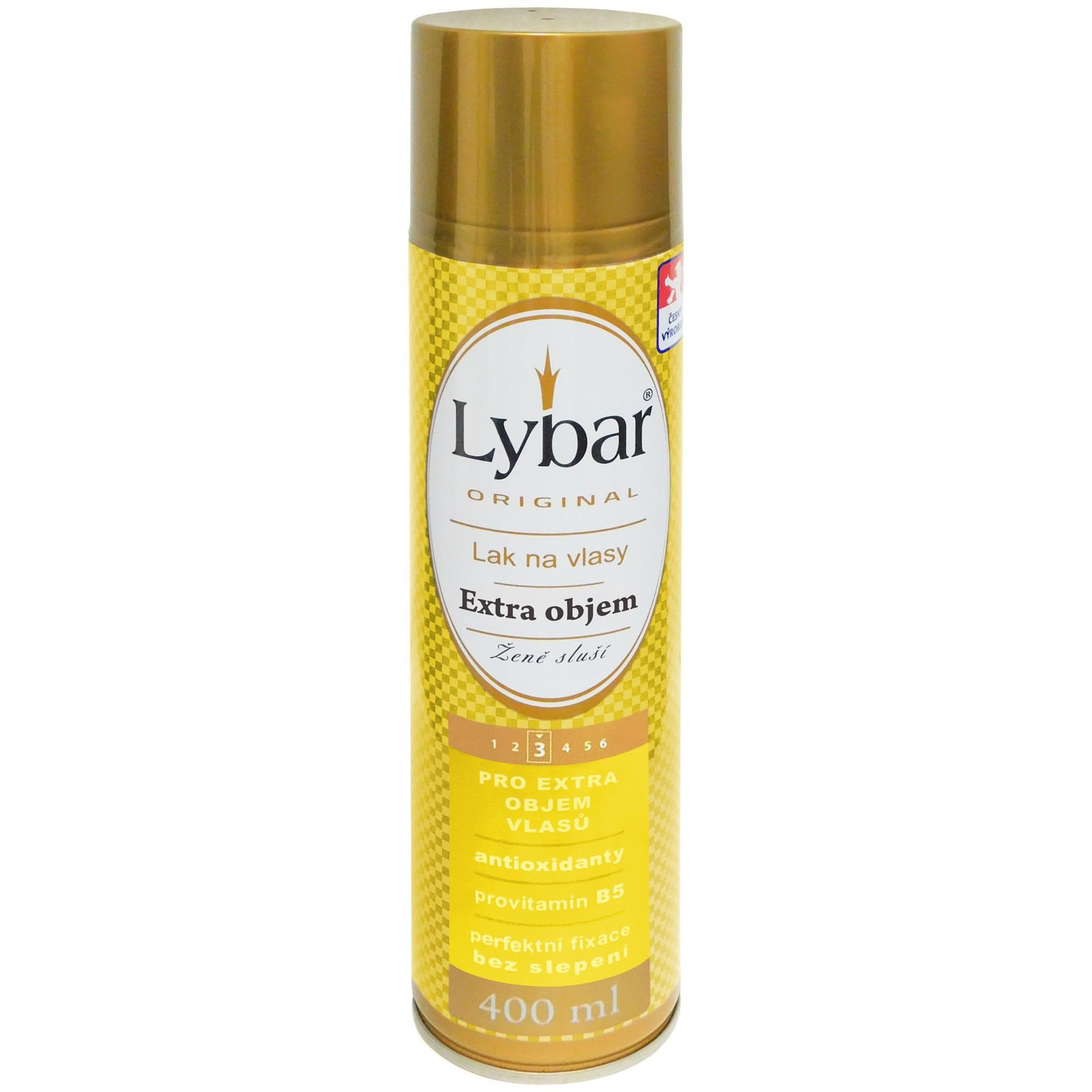 Lybar lak na vlasy pro objem vlasů s antioxidanty a provitamínem B5 400 ml
