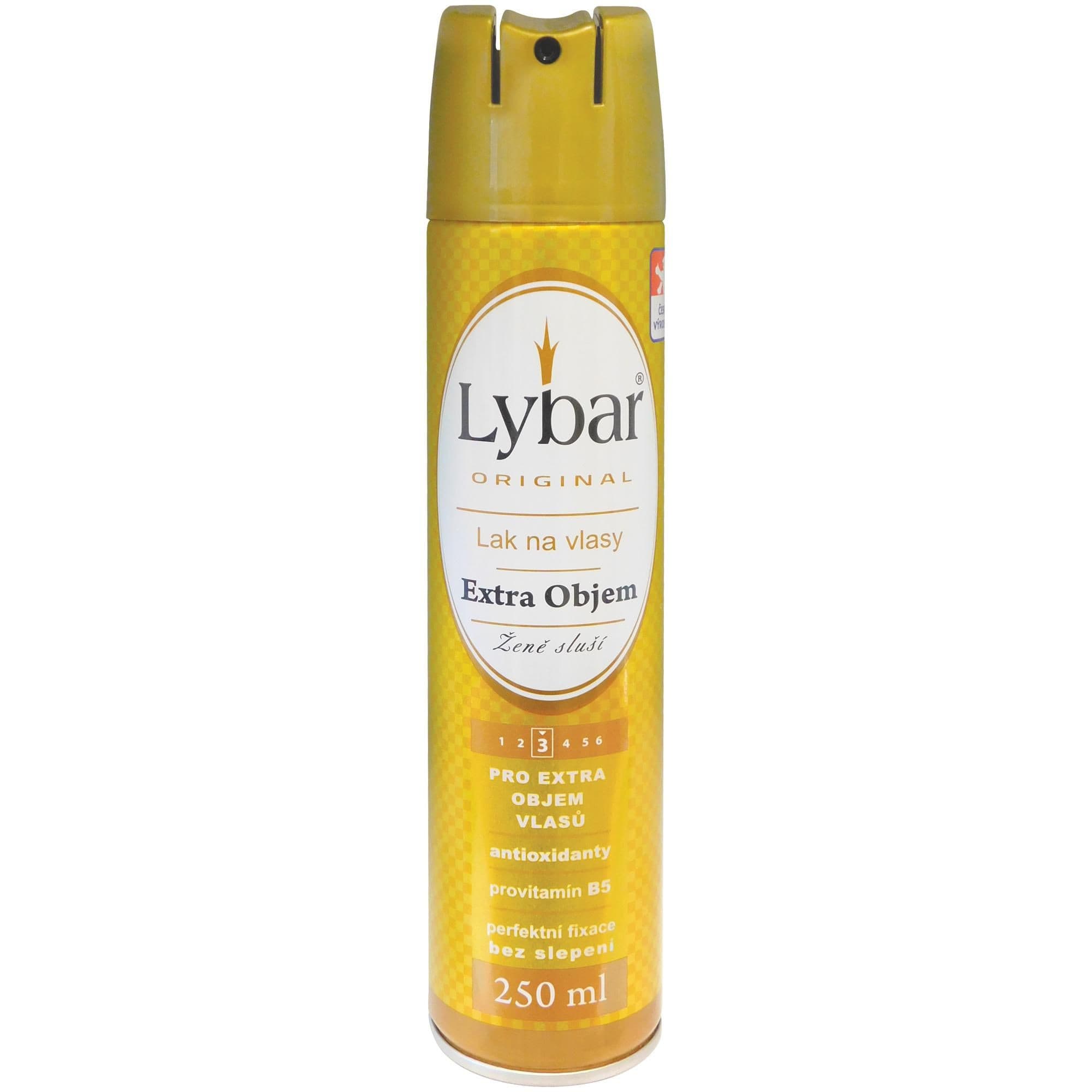 Lybar Lak na vlasy pro extra objem vlasů s antioxidanty a provitamínem B5 250 ml