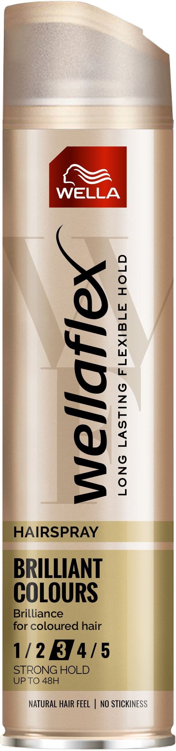 Wella Wellaflex Brilliant colors lak na vlasy pro ultra silné zpevnění 250 ml