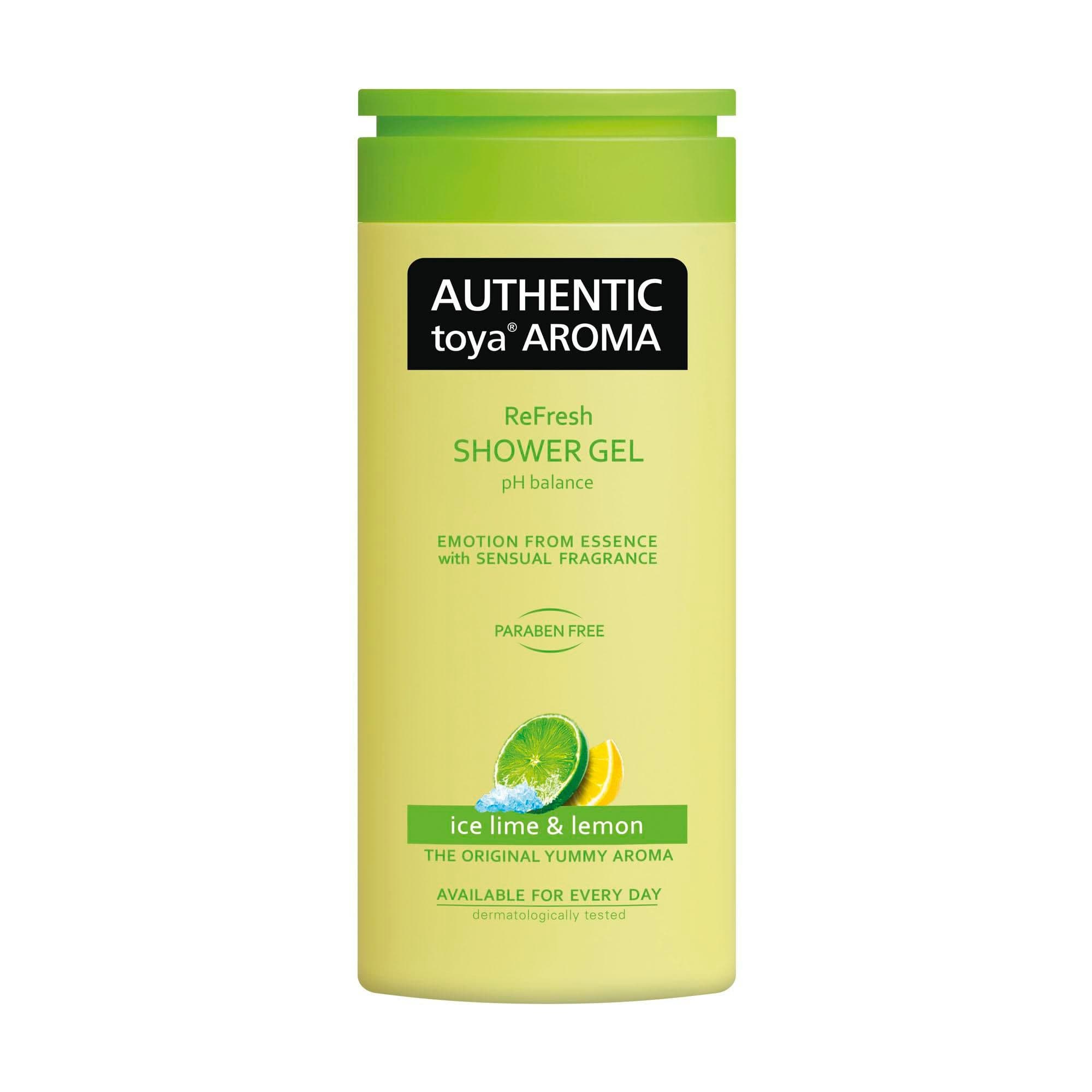 Authentic Toya Aroma Ice Lime&Lemon Sprchový gel 400 ml