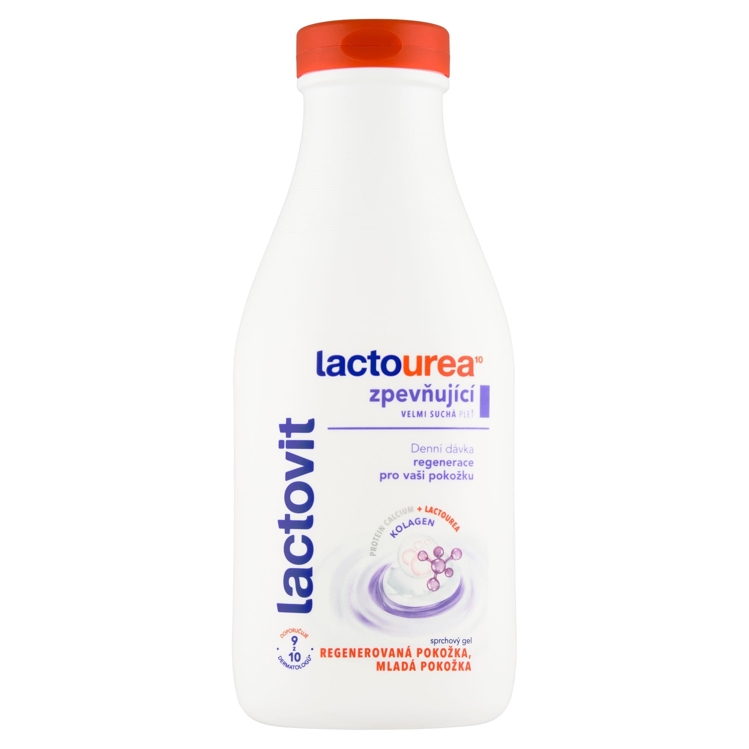 Lactovit sprchový gel Lactourea zpevňující 500 ml