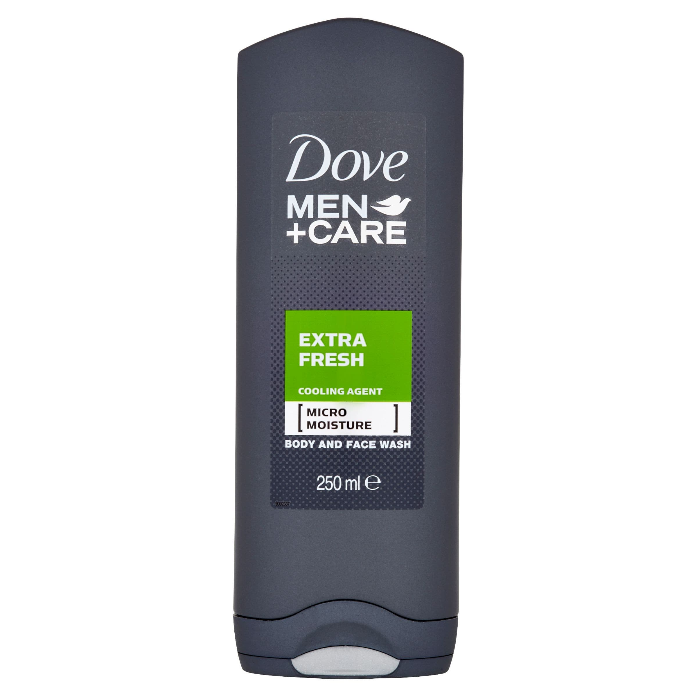 Dove Men+Care Extra Fresh sprchový gel na tělo a obličej pro muže 250 ml