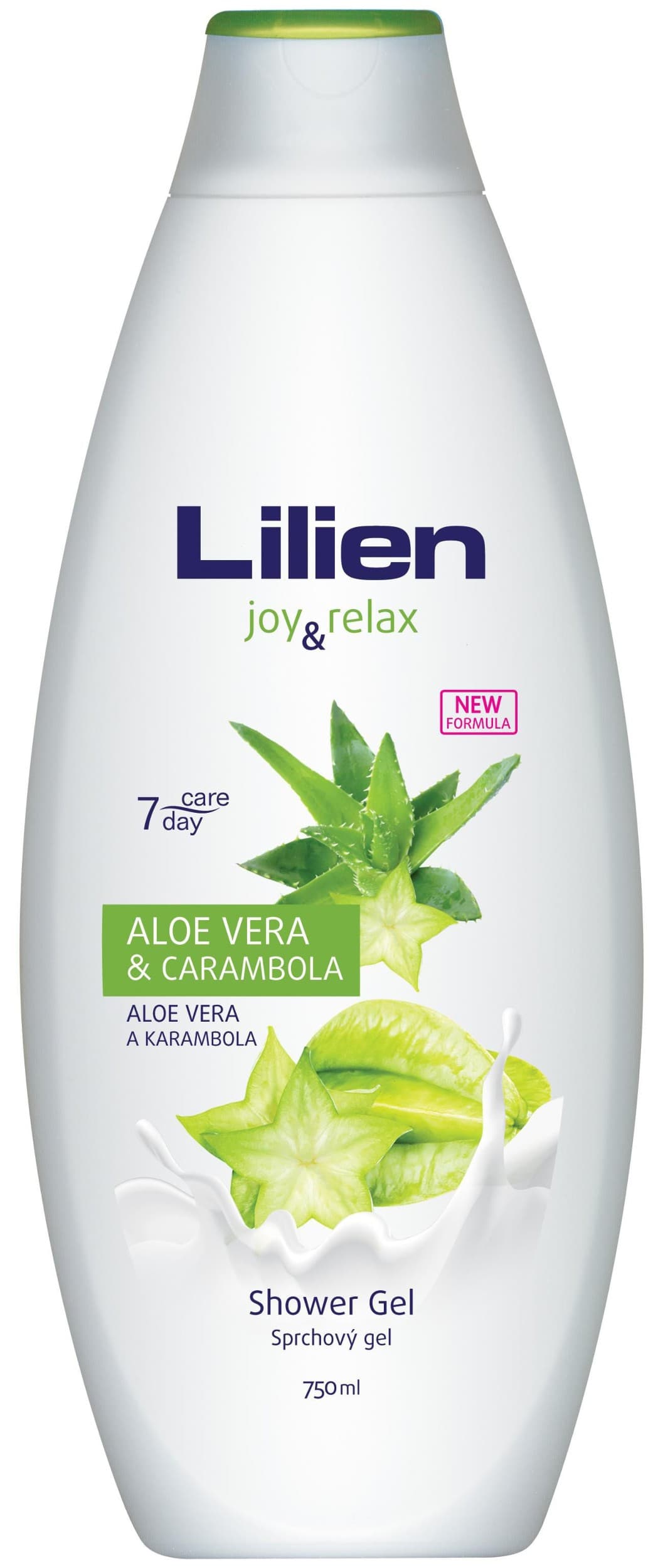 Lilien Krémový sprchový gel Aloe vera & carambola 750 ml