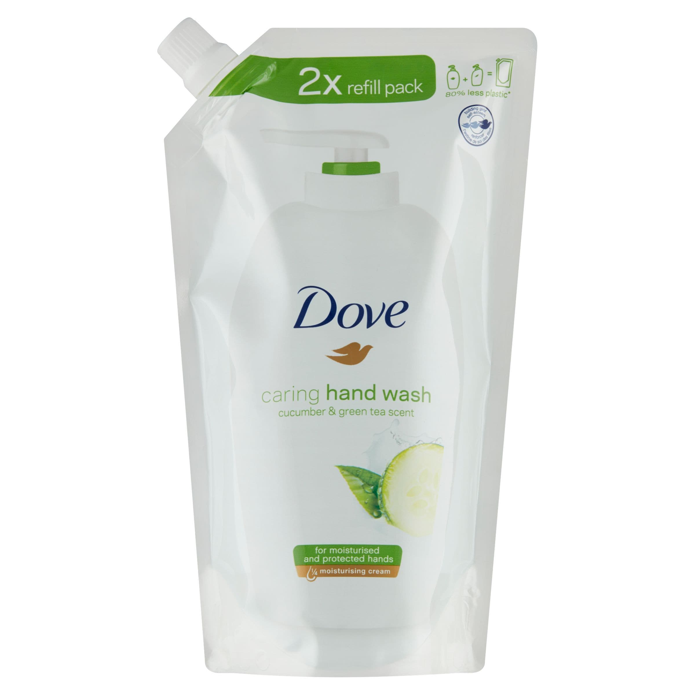 Dove Go Fresh zkrášlující krémové tekuté mýdlo náhradní náplň 500 ml