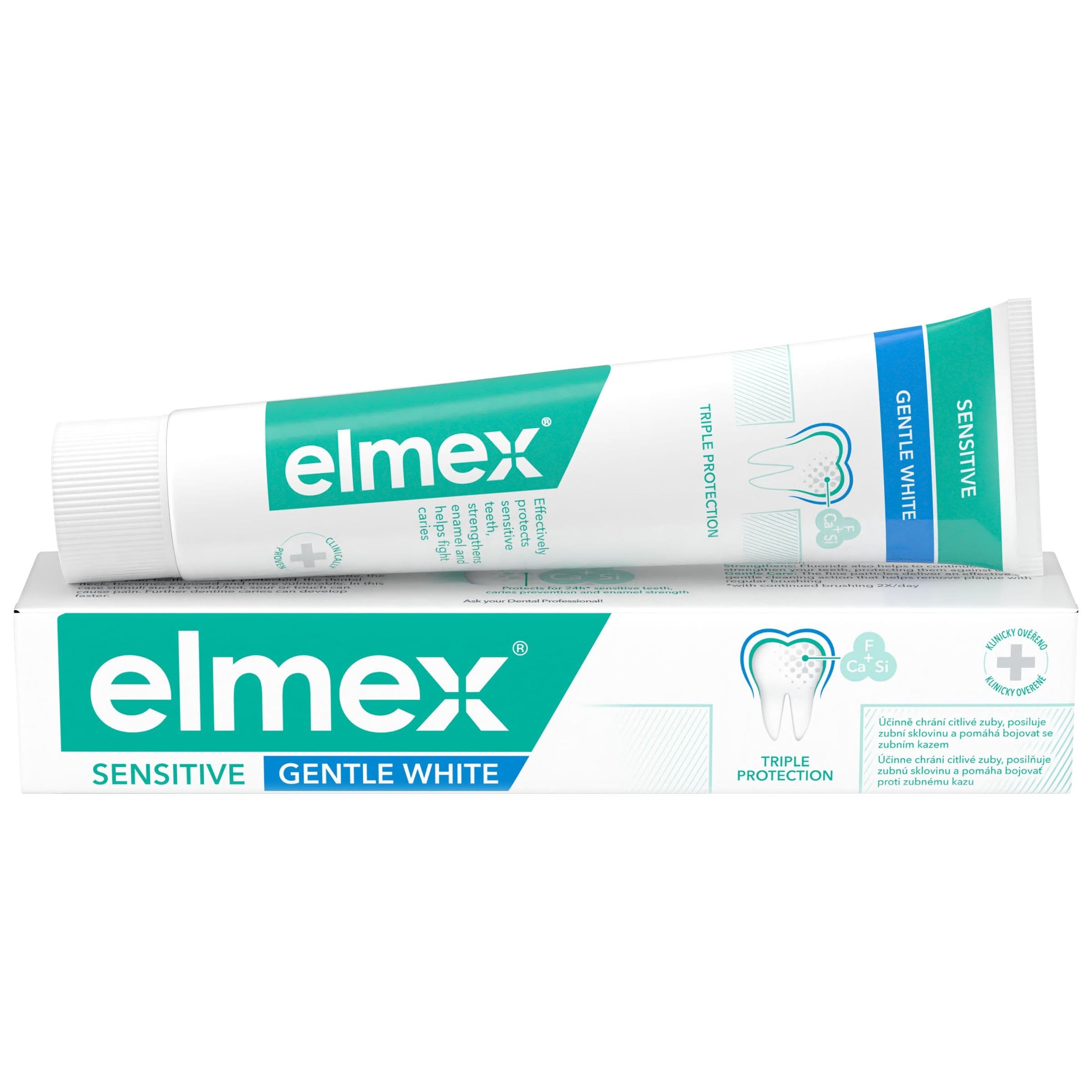 Elmex Sensitive Whitening speciální zubní pasta pro každodenní ochranu citlivých zubů 75 ml