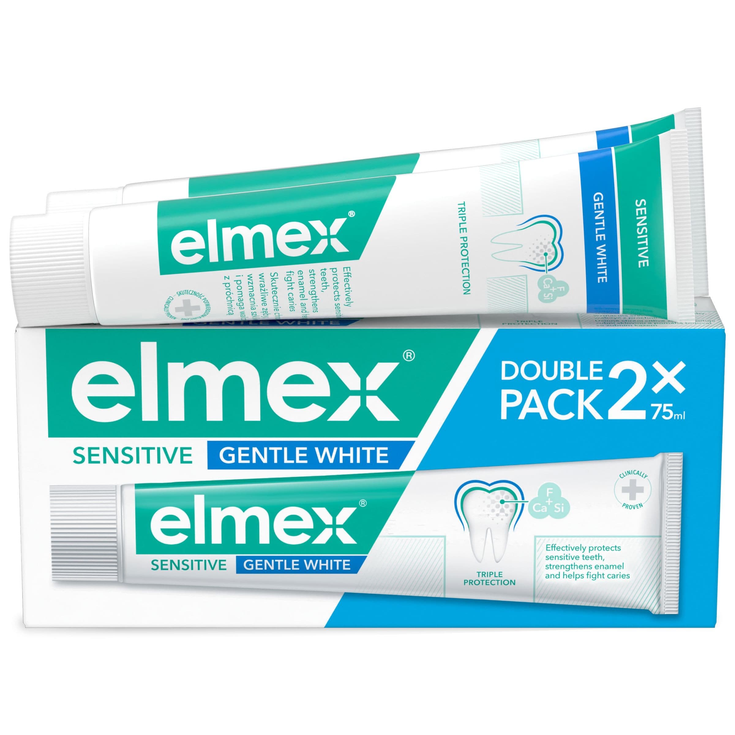 Elmex Sensitive Whitening Zubní pasta duopack 2x75 ml