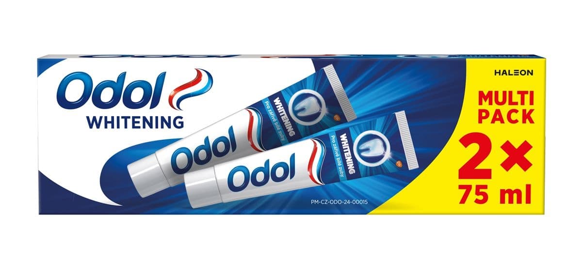 Odol Whitening zubní pasta s fluoridem 2x75 ml