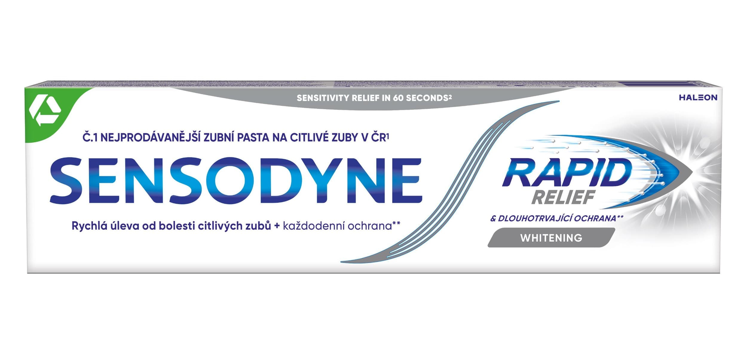 Sensodyne Rapid Whitening zubní pasta s fluoridem 75 ml