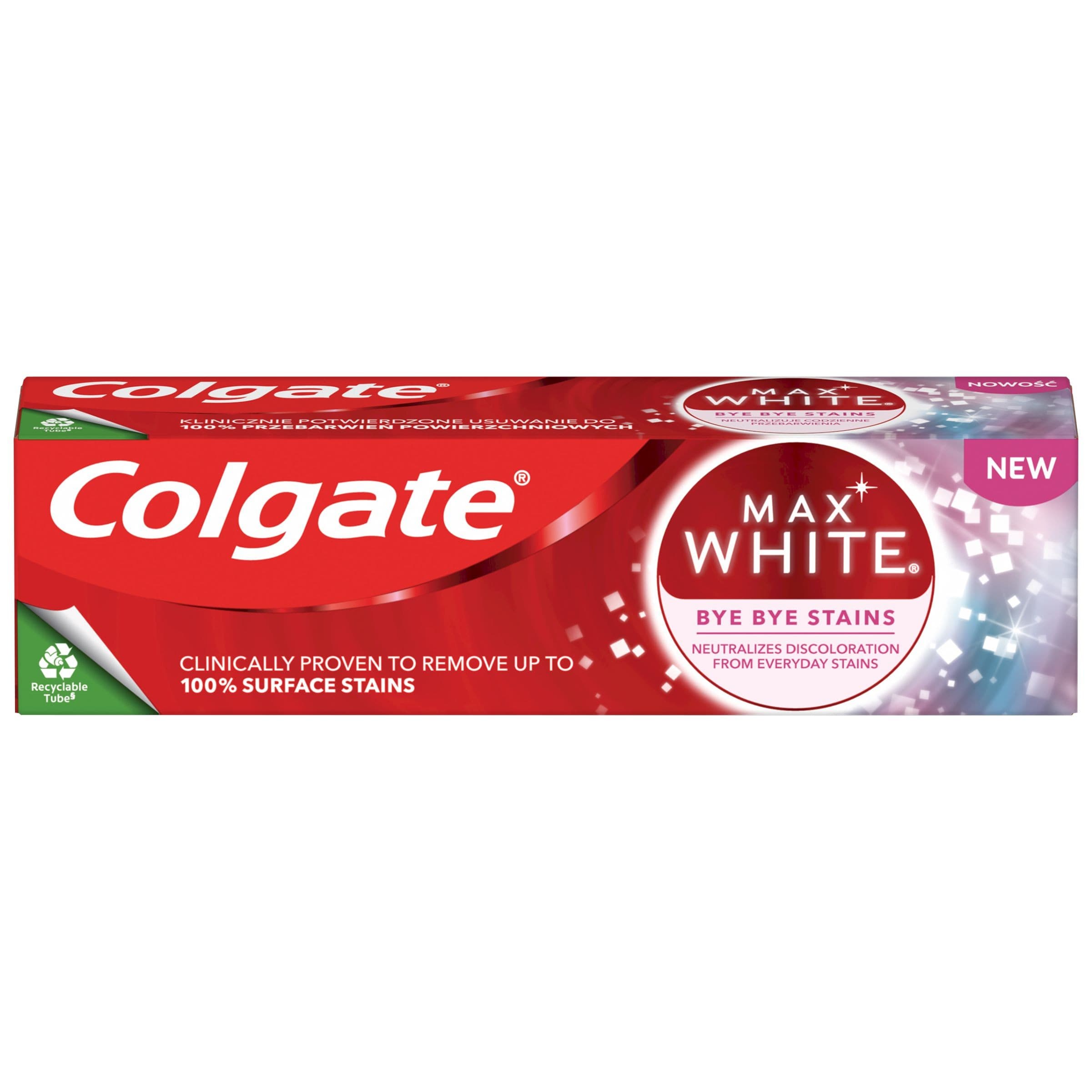 Colgate Max White Bye Bye Stains bělicí zubní pasta 75ml