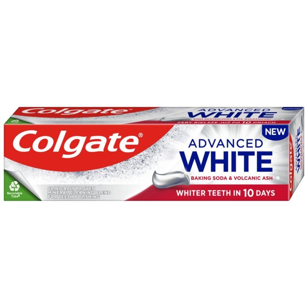 Zubní pasta Colgate Advanced White Baking Soda & Vulcanic Ash 75ml