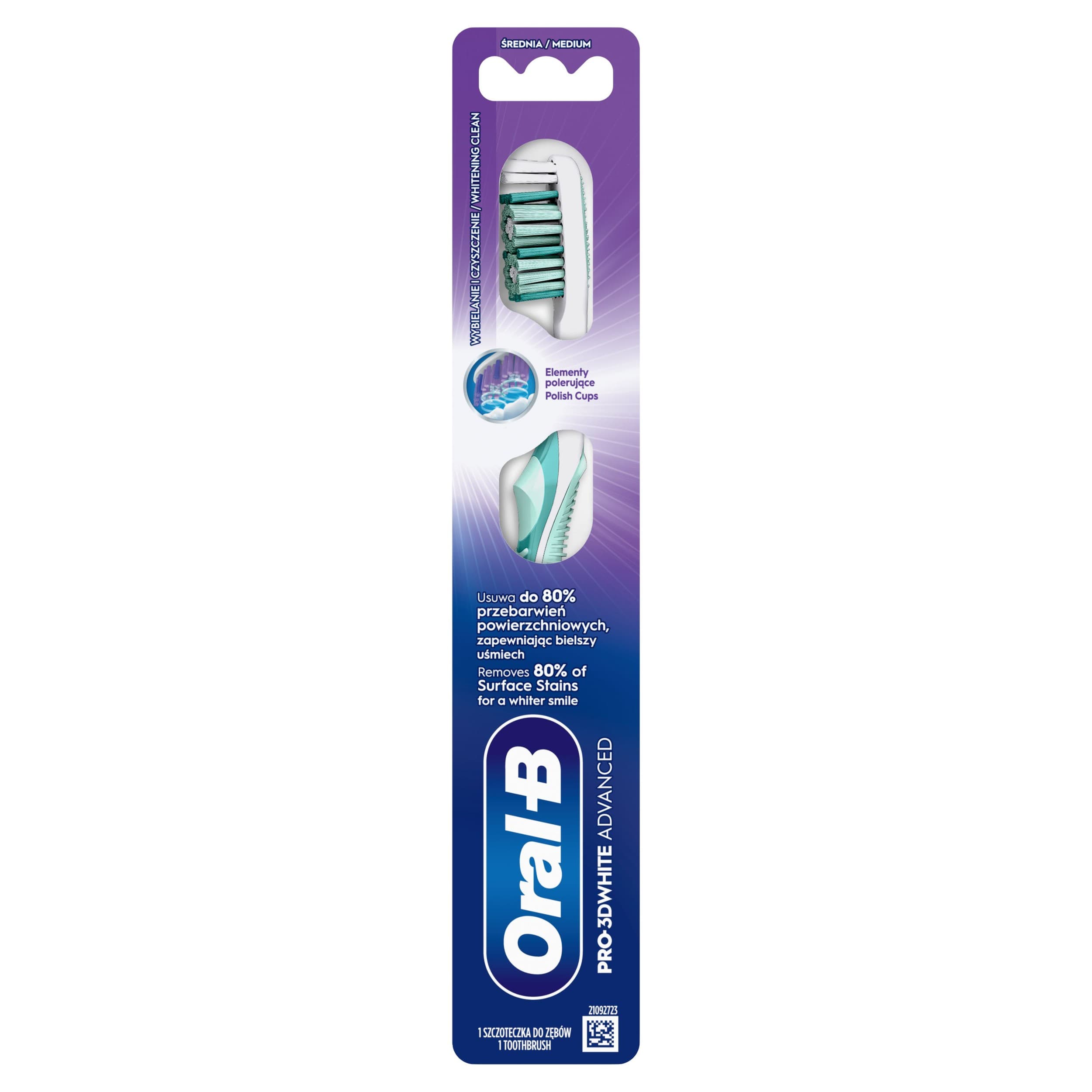 Oral-B Pro-3DW zubní kartáček Advanced 35 Medium 1 ks
