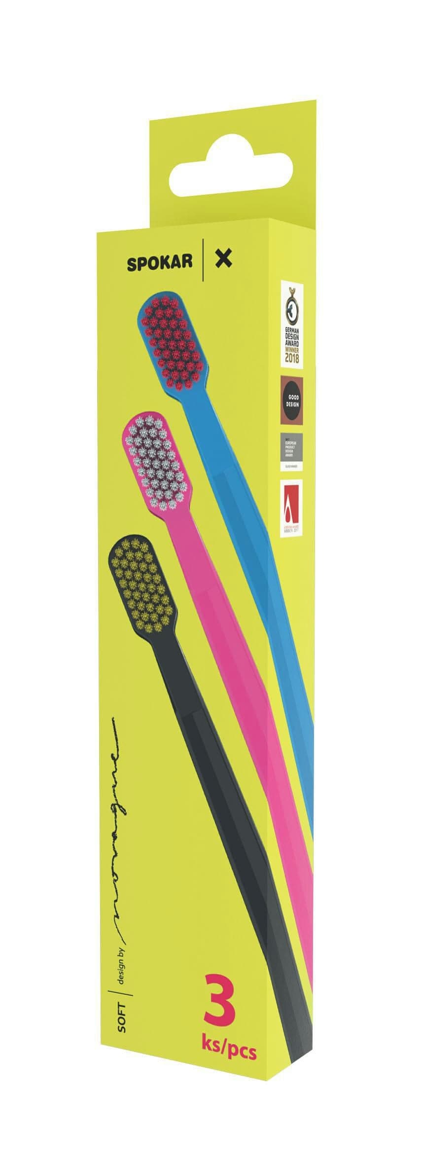 Spokar Zubní kartáček 3429 X Soft 3ks