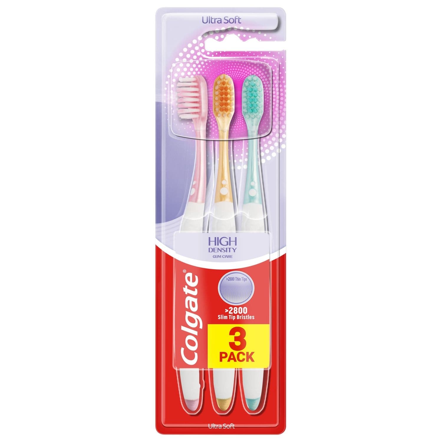 Colgate High Density Ultra Soft Zubní kartáček 3ks