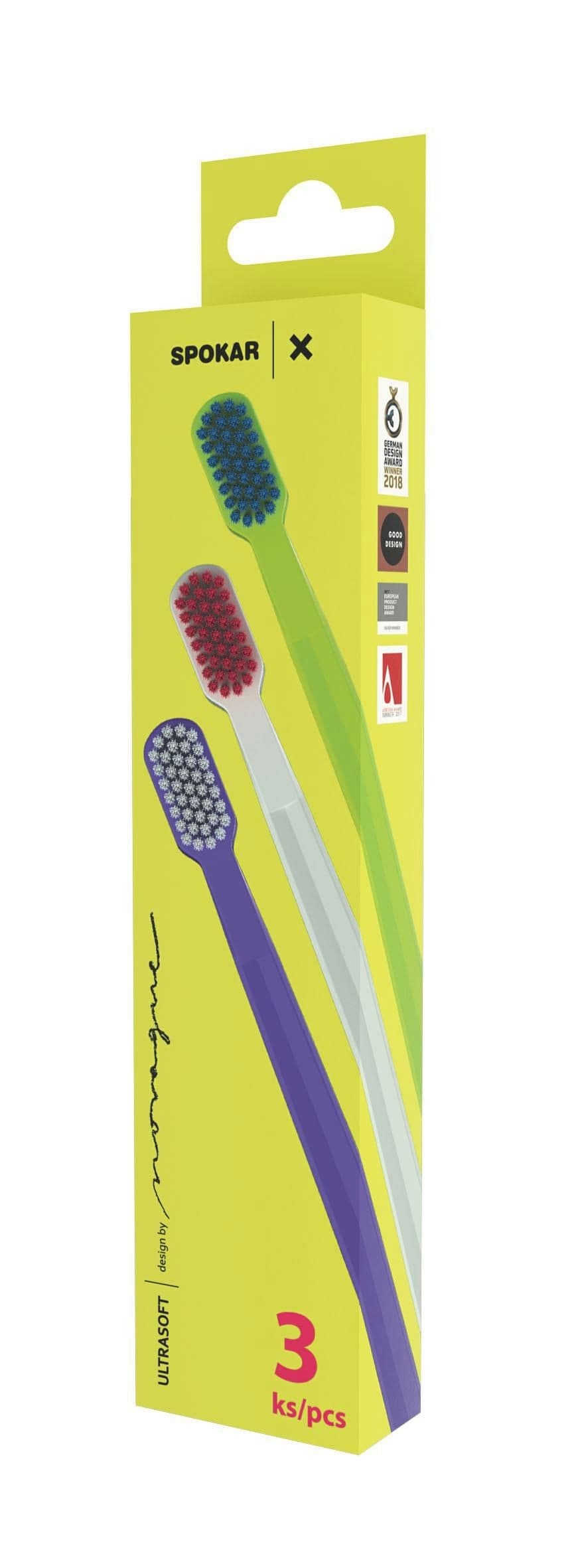 Spokar Zubní kartáček 3429 X Ultrasoft 3ks