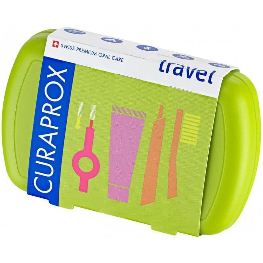 Curaprox Travel set zelený 1 ks