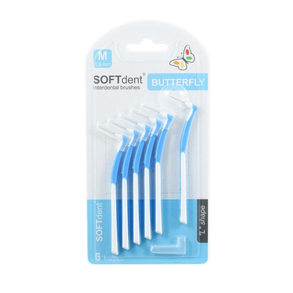 Soft Dent mezizubní kartáčky M 0,6mm 6 ks