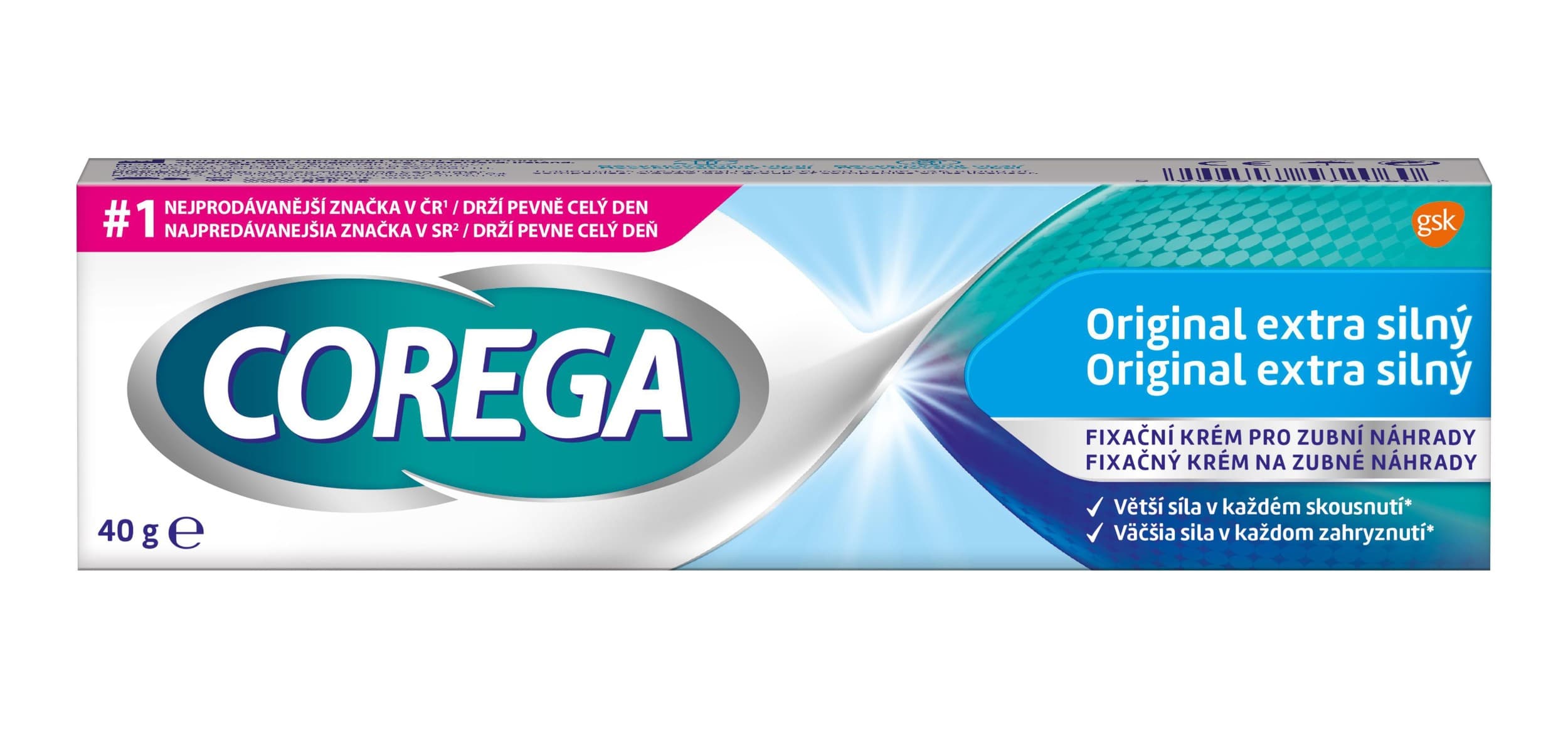 Corega Original extra silný fixační krém 40 g