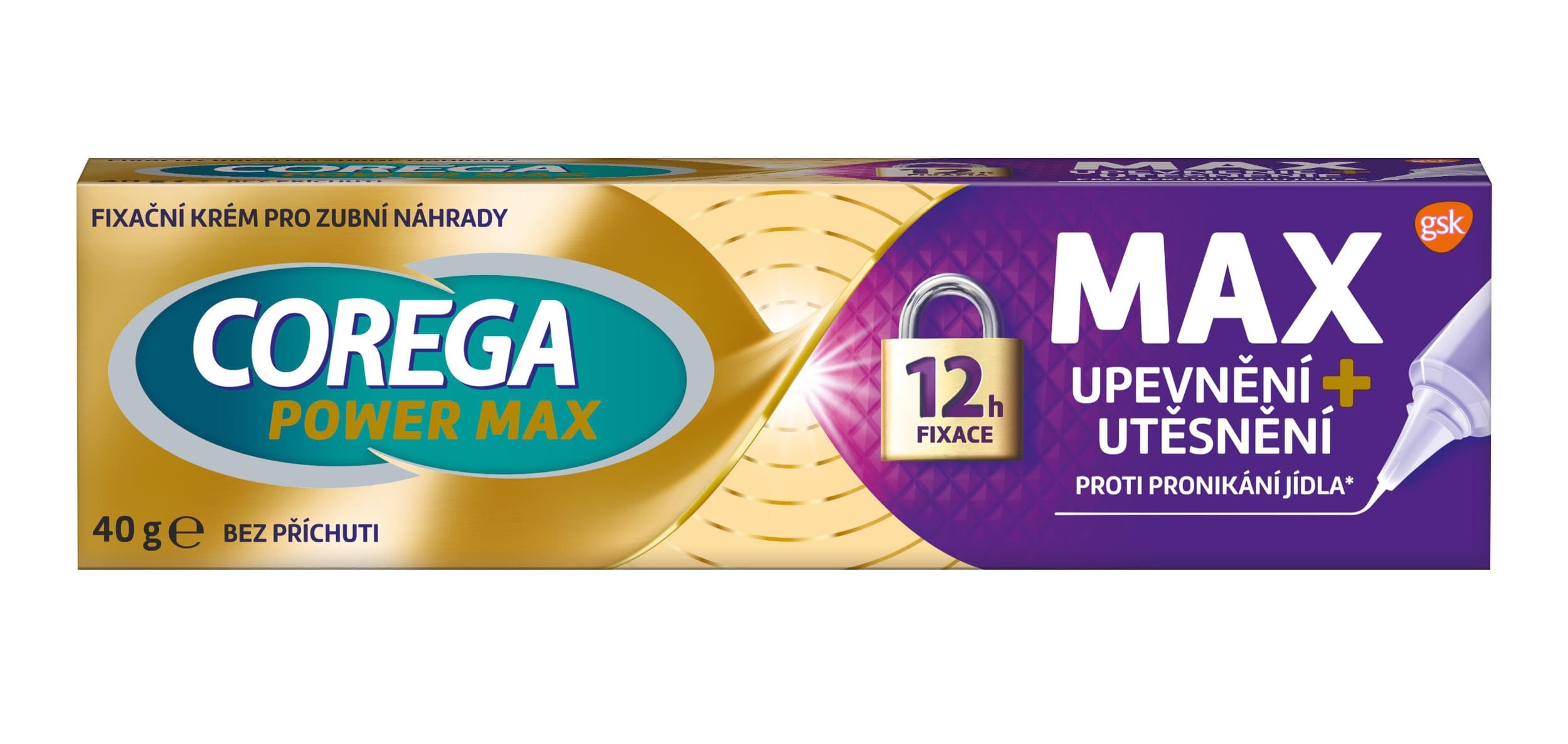 Corega Max Control Fixační krém bez příchuti 40 g