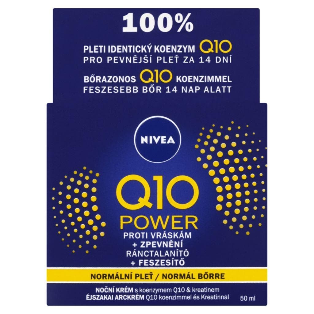 Nivea Q10 Plus noční krém proti vráskám 50 ml
