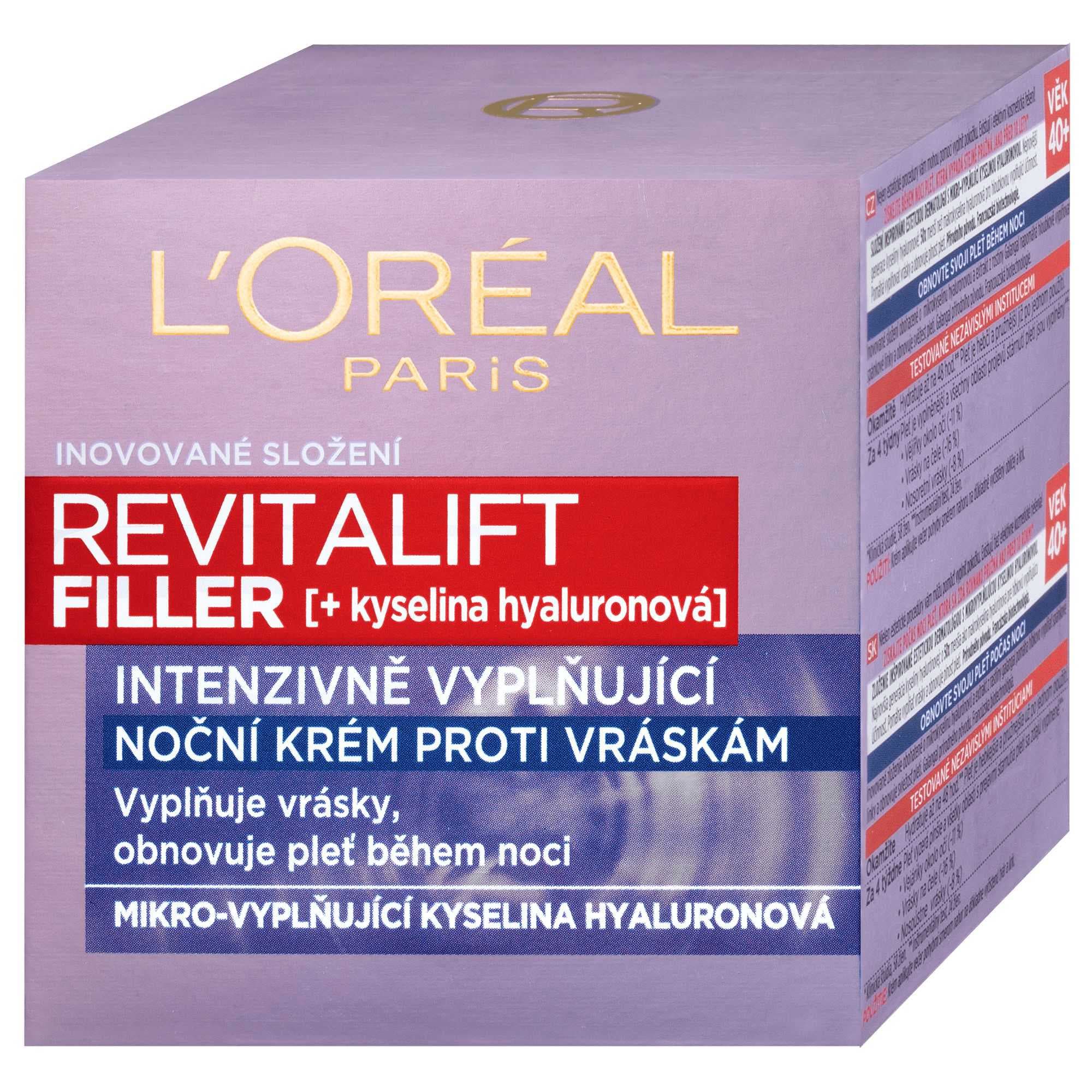 L'Oréal Paris Revitalift Filler noční krém 50ml