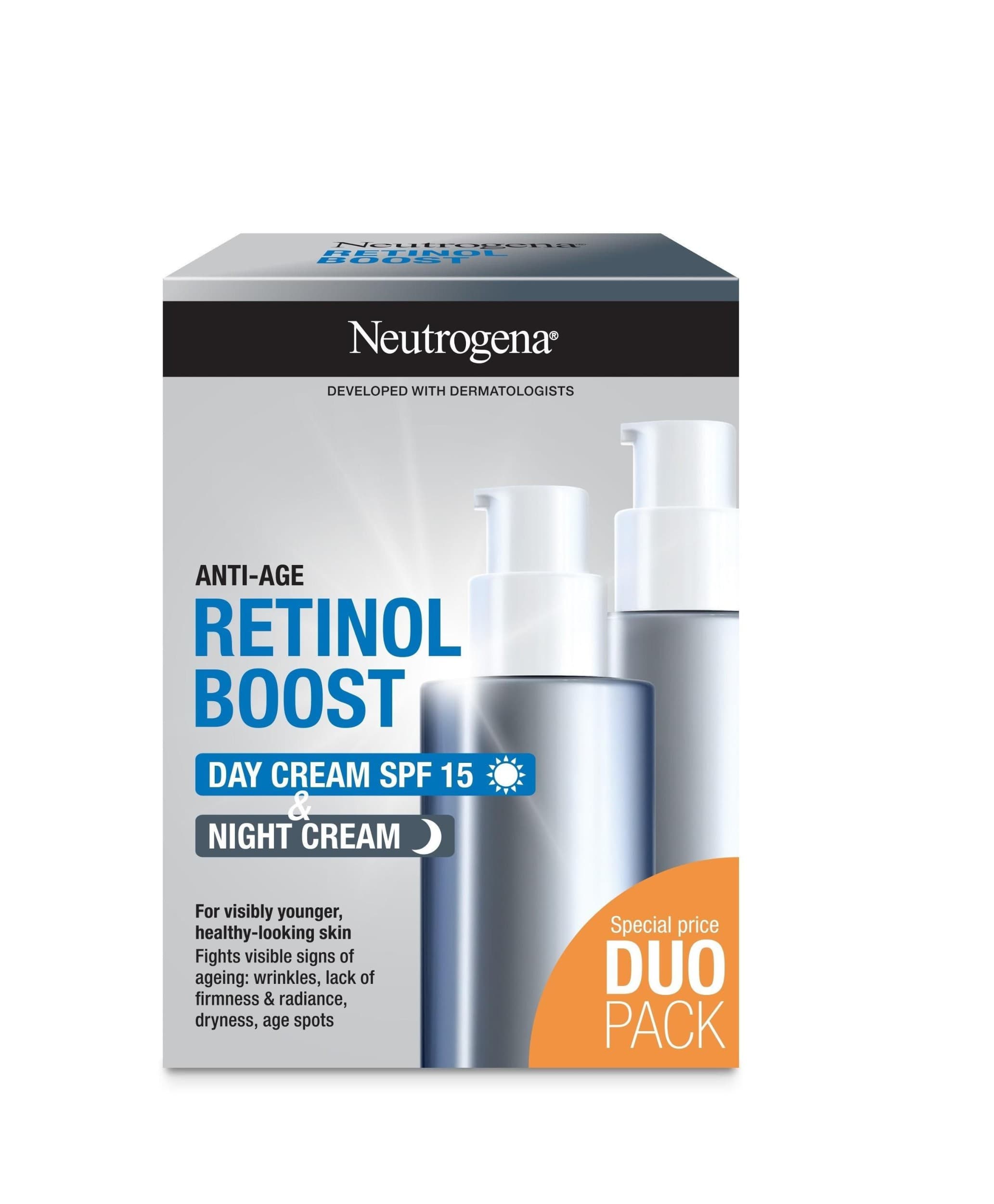 Neutrogena Retinol Boost DUO pack denní + noční 2x 50ml