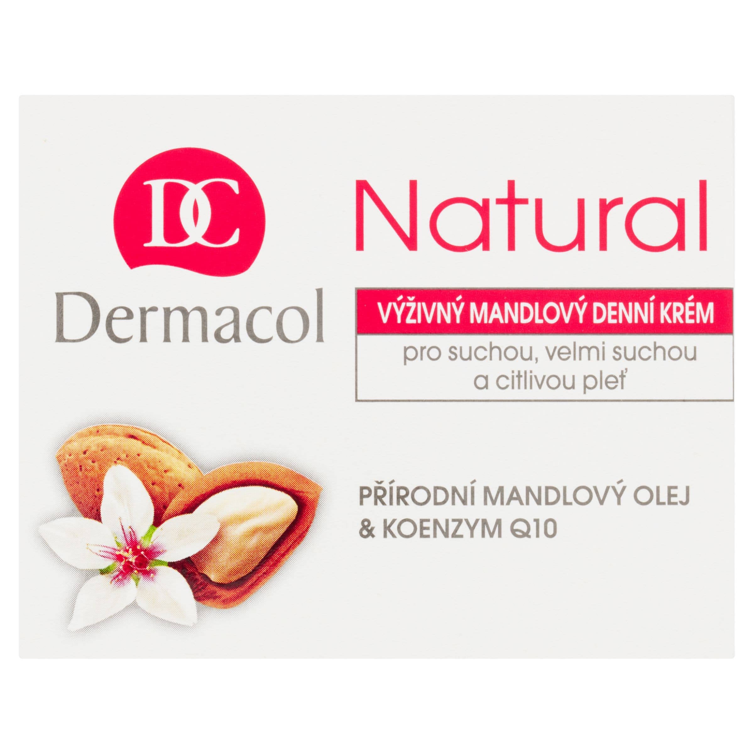 Dermacol Natural výživný mandlový denní krém 50 ml