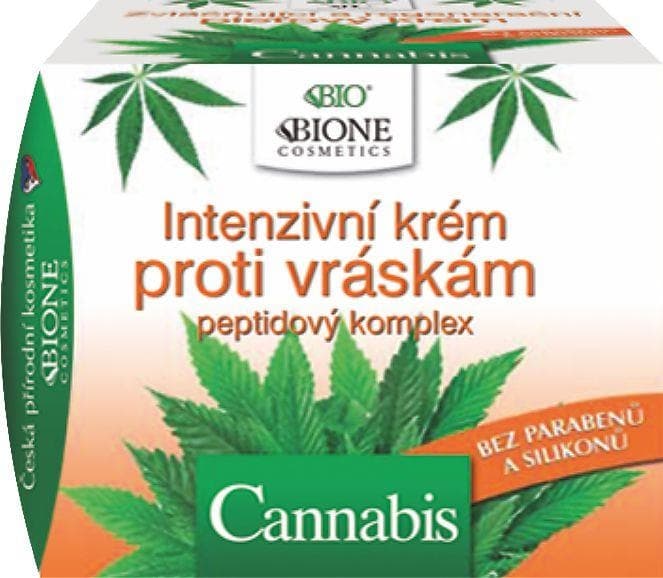 BIOne Cosmetics BIO Cannabis intenzivní krém proti vráskám peptidový komplex 51 ml