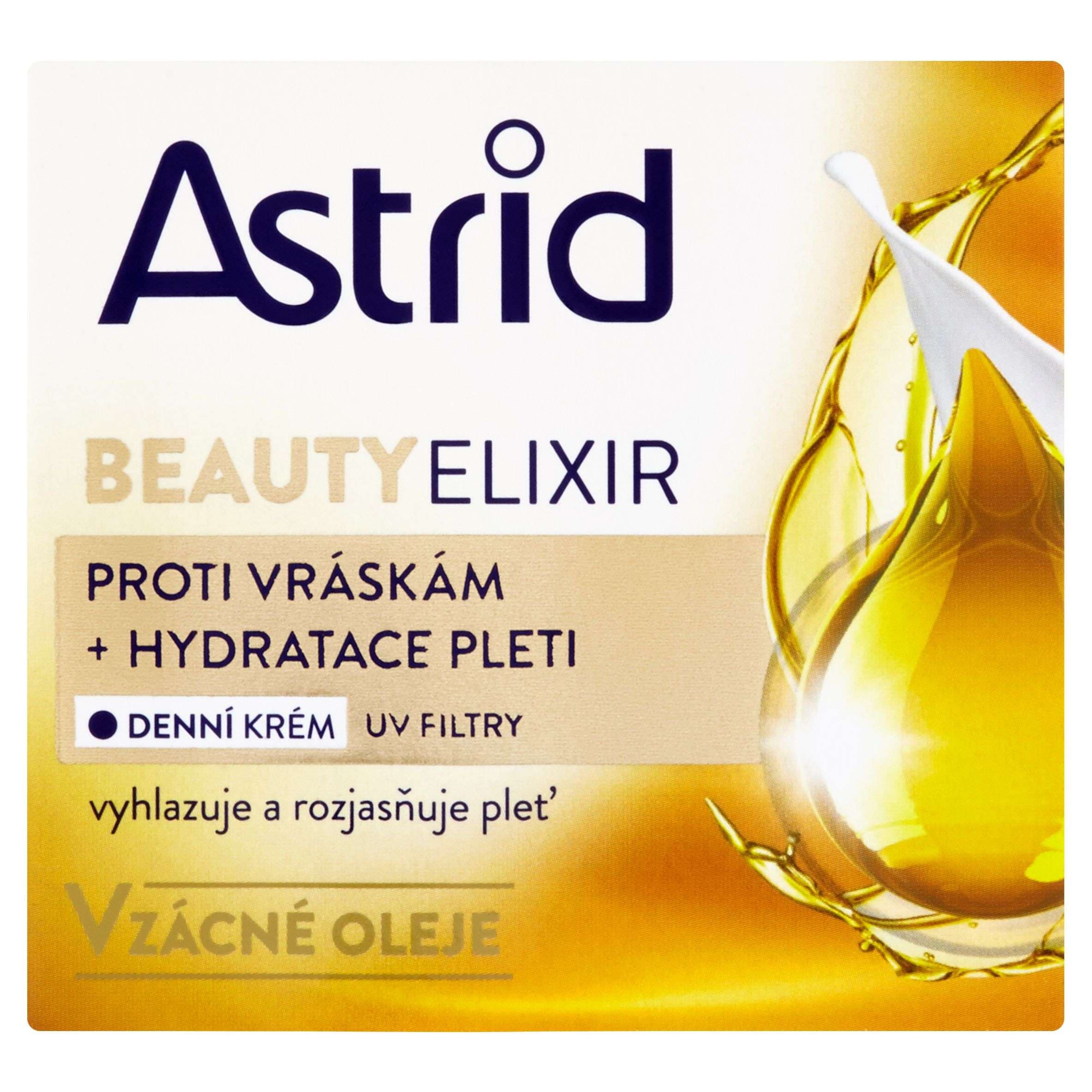Astrid Beauty Elixir Hydratační denní krém proti vráskám s UV filtry 50 ml