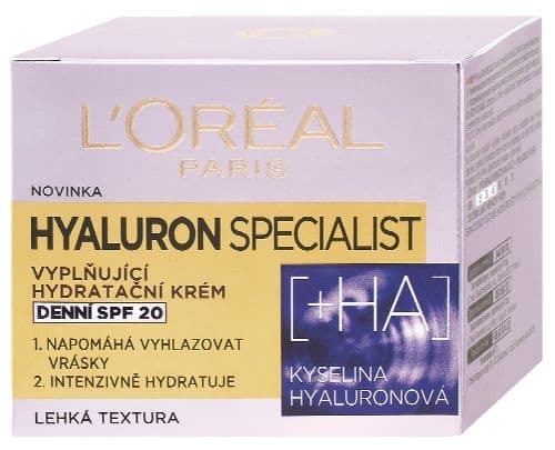 L'Oréal Paris Hyaluron Specialist Vyplňující hydratační krém Denní SPF20 50ml