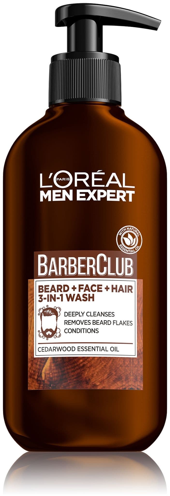 Men Expert Barber Club gel 3v1 tvář vousy & vlasy 200 ml