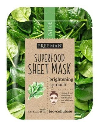 Freeman SuperFood BIOceluloza špenát pleťová látková maska 25ml