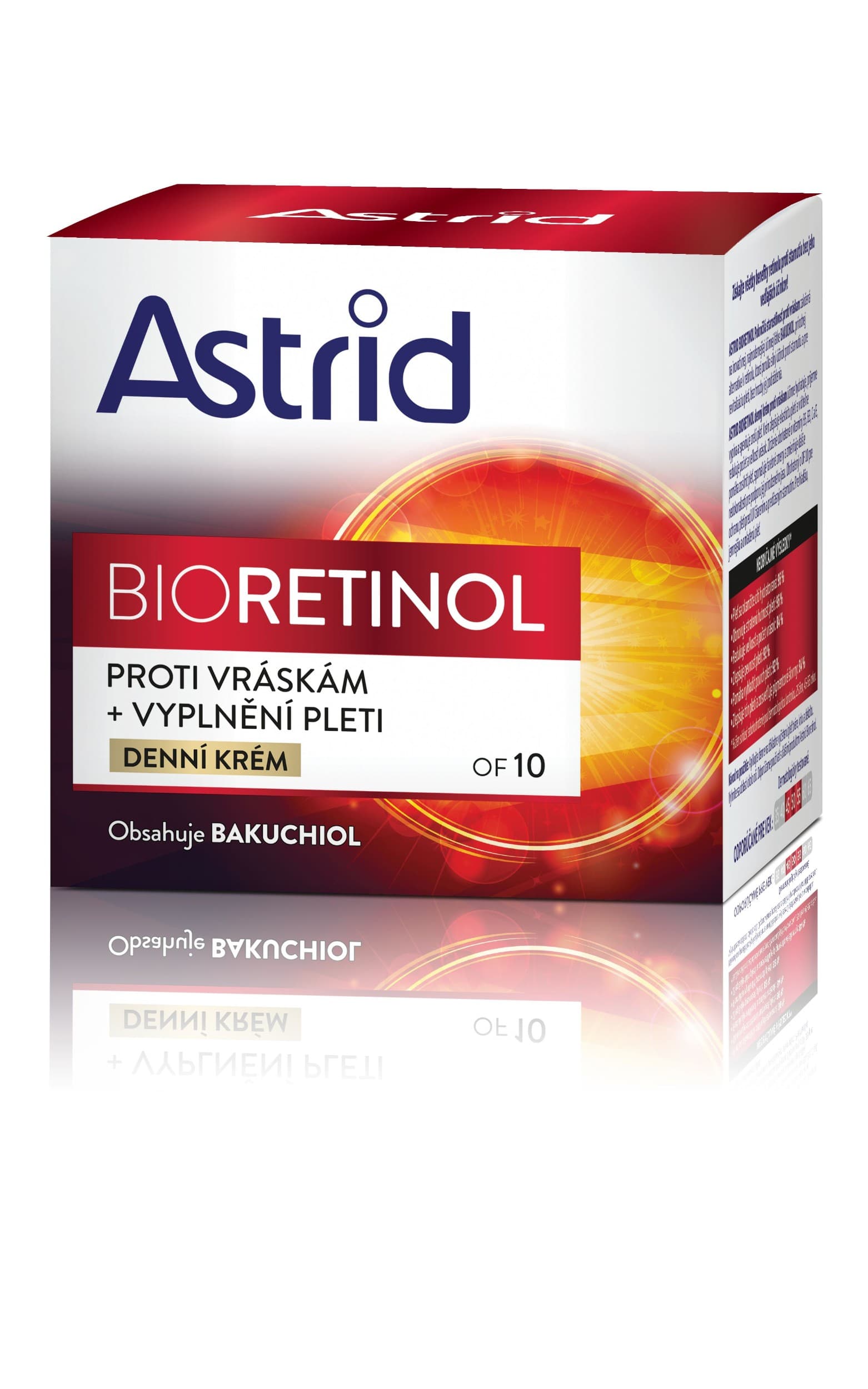 Astrid Bioretinol Denní krém proti vráskám OF10 50 ml