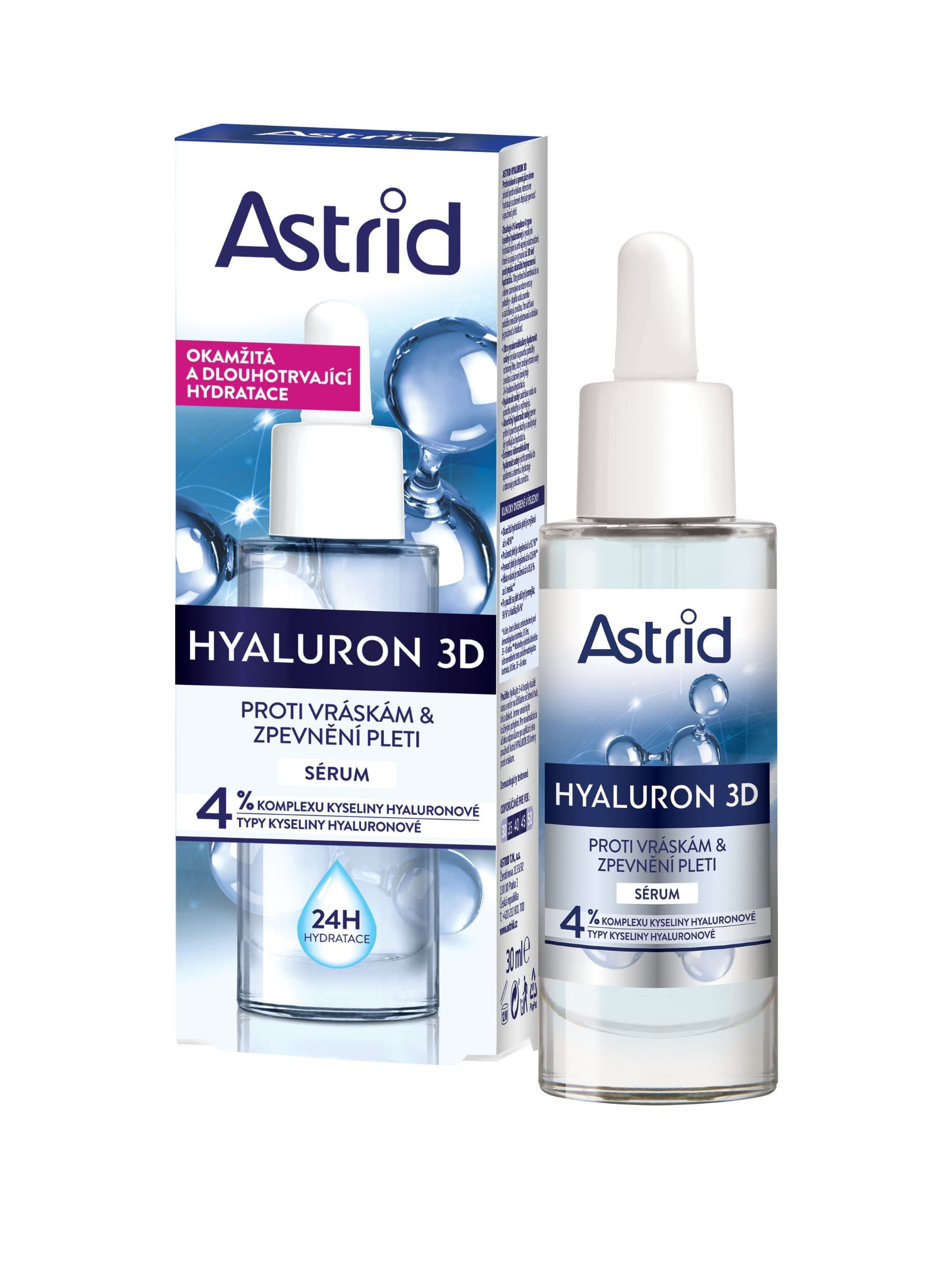 Astrid Hyaluron 3D Protivráskové a zpevňující sérum 30ml