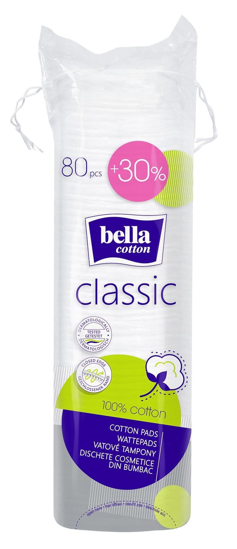 Bella Cotton Classic odličovací tampony á 80+30%