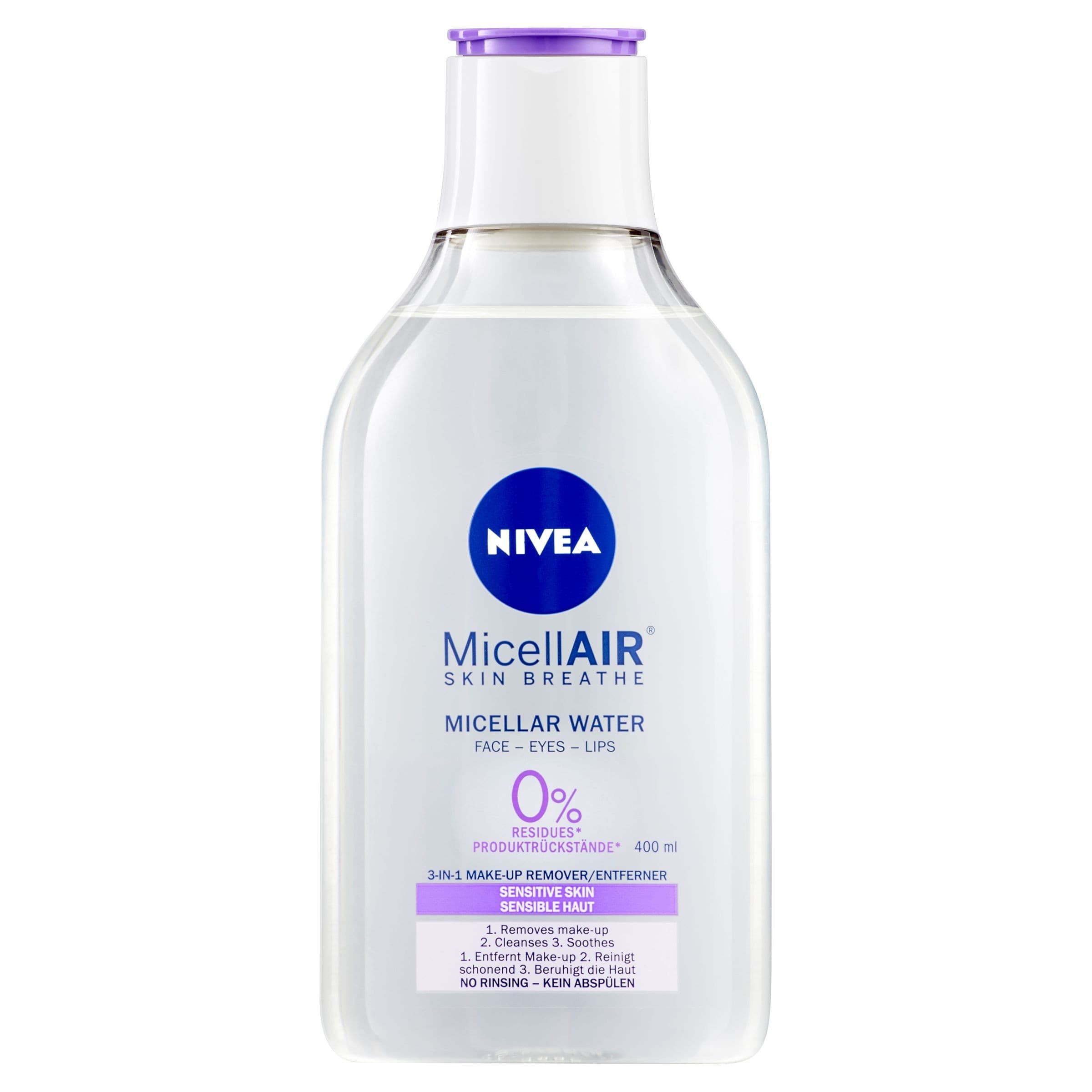 Nivea Zklidňující pečující micelární voda 400 ml