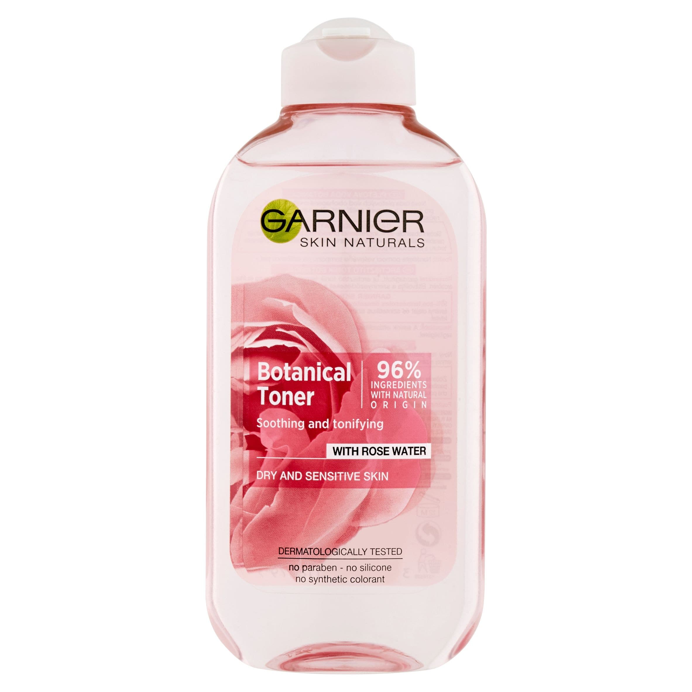 Garnier Skin Naturals Botanical výtažek z růže pleťová voda 200 ml