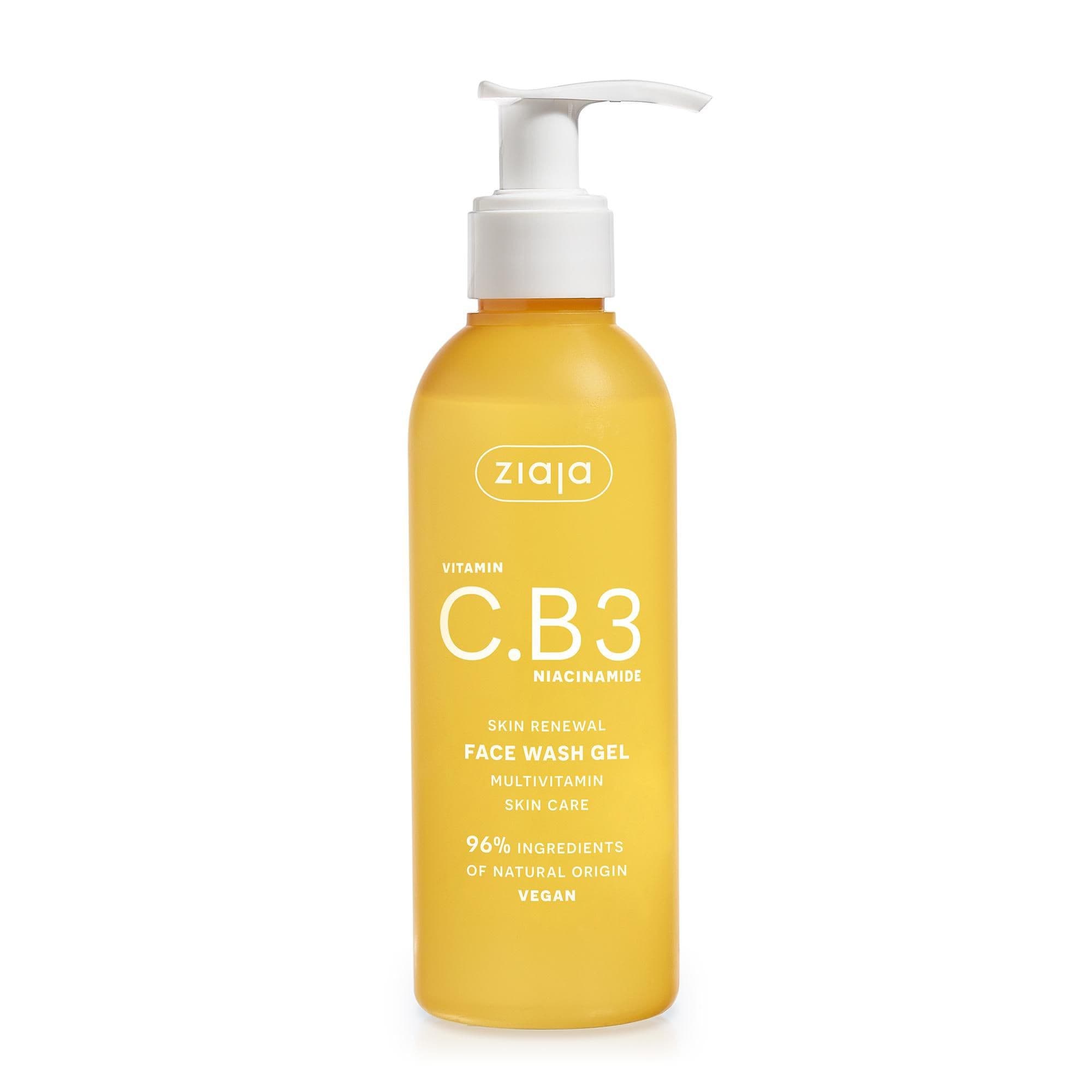 Ziaja Vitamin C.B3 Niacinamide Pleťový čisticí gel 190ml