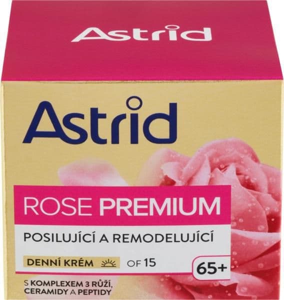 Astrid Rose Premium 65+ Posilující a remodelující denní krém OF15 50ml