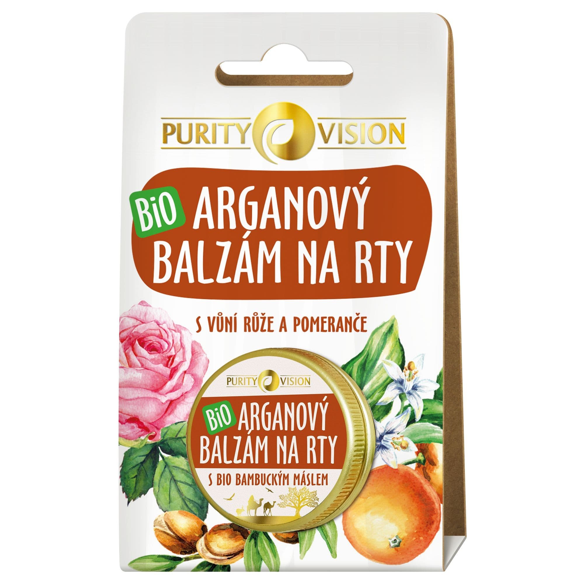 Purity Vision  Bio Arganový balzám na rty