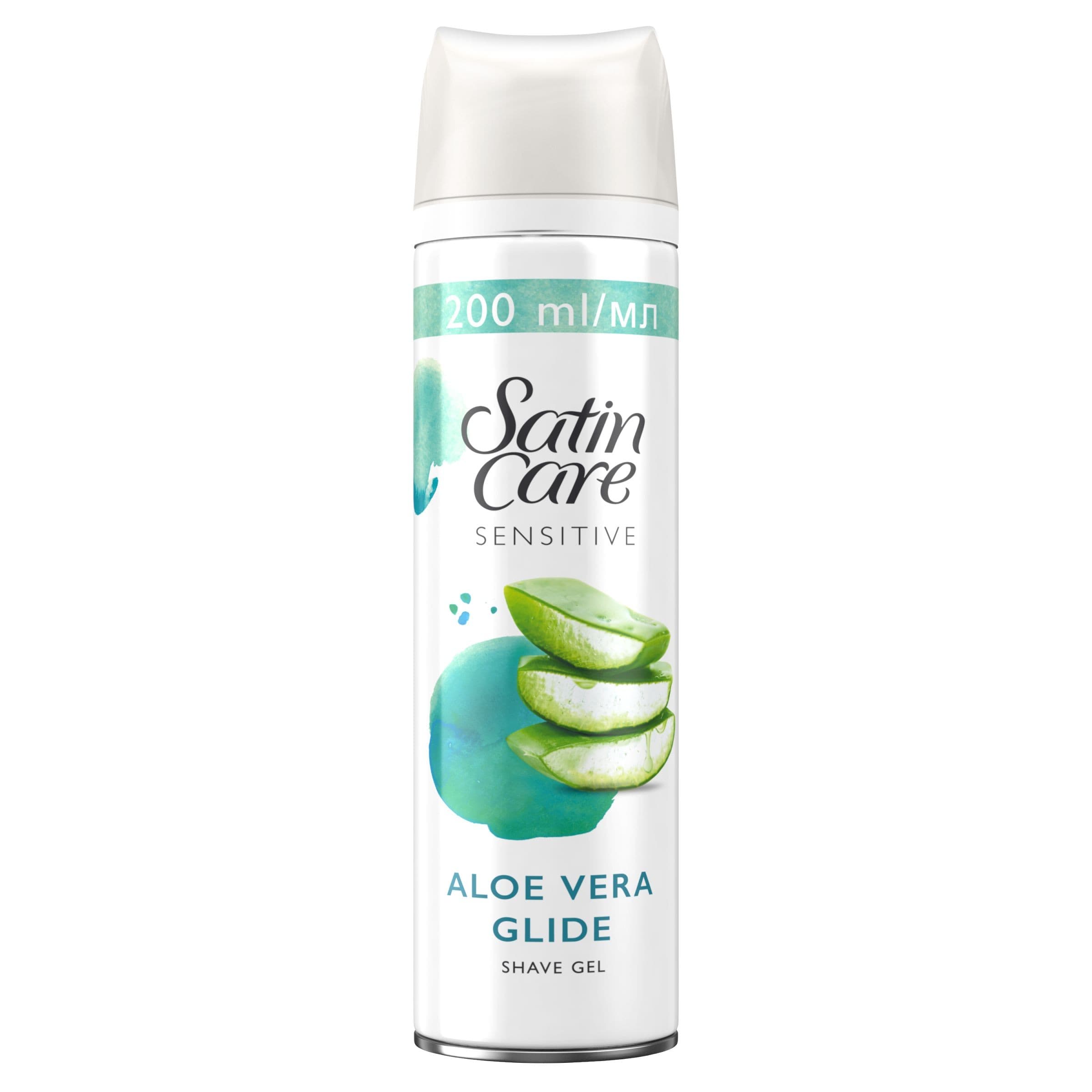 Satin Care Sensitive Aloe Vera Glide Gel na holení 200 ml