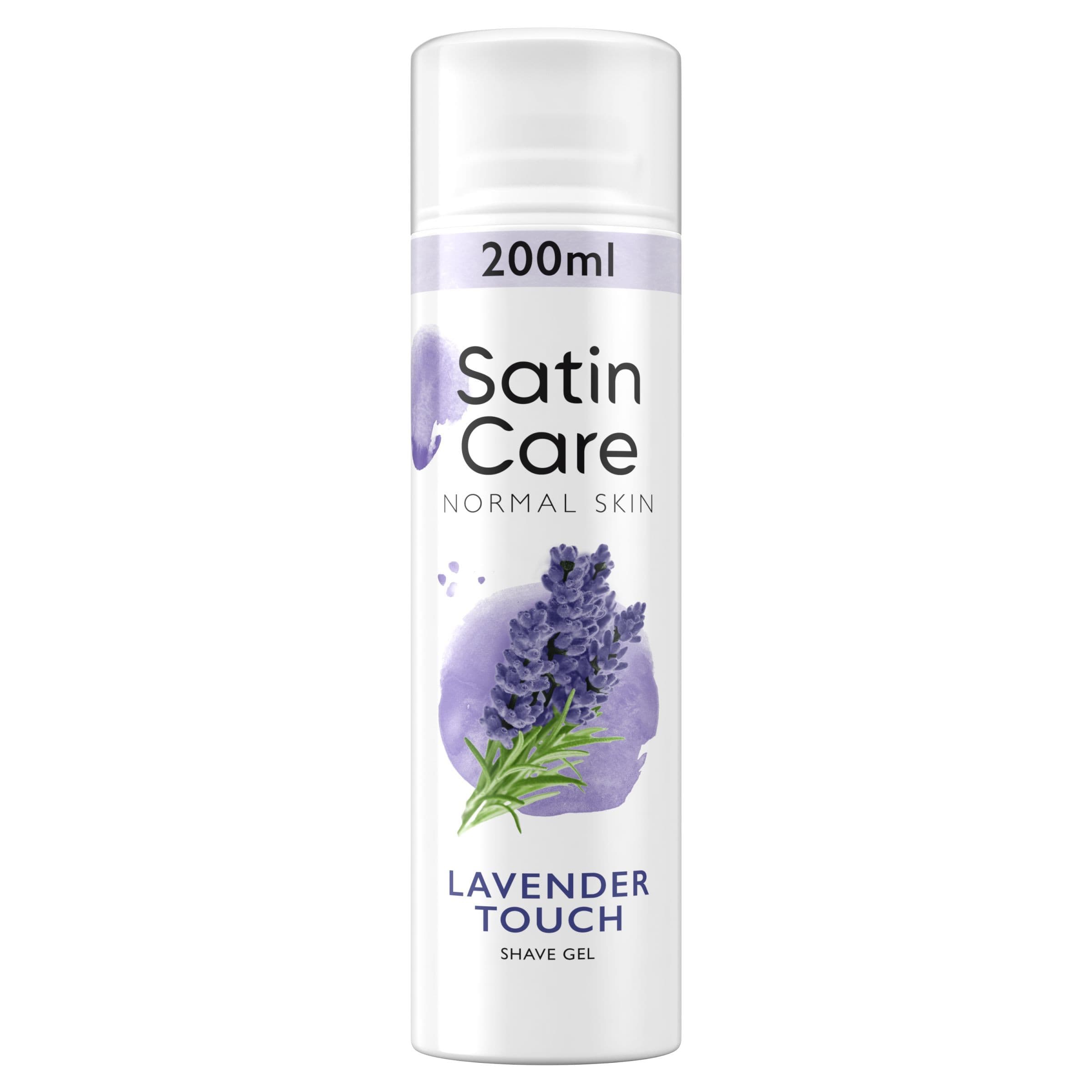 Gillette Satin Care Dámský gel na holení Lavender Touch 200 ml