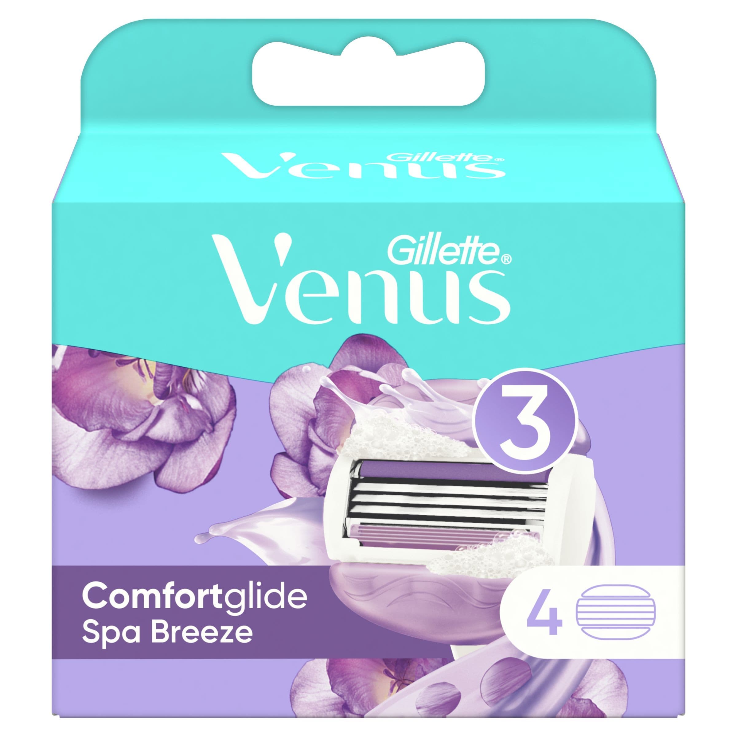 Gillette Venus ComfortGlide Spa Breeze Holicí strojky 4 ks