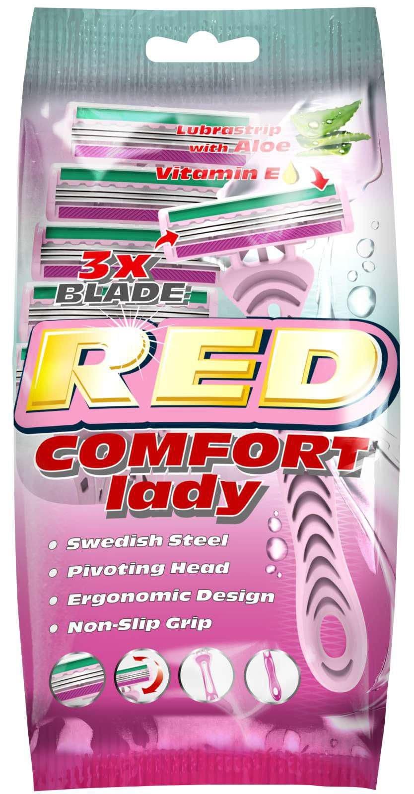 Red Comfort Lady 3břit holítka 5 ks