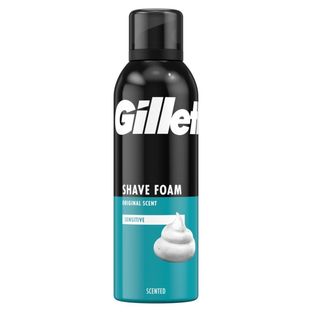 Gillette Classic Pěna na holení Sensitive pro citlivou pokožku 200 ml