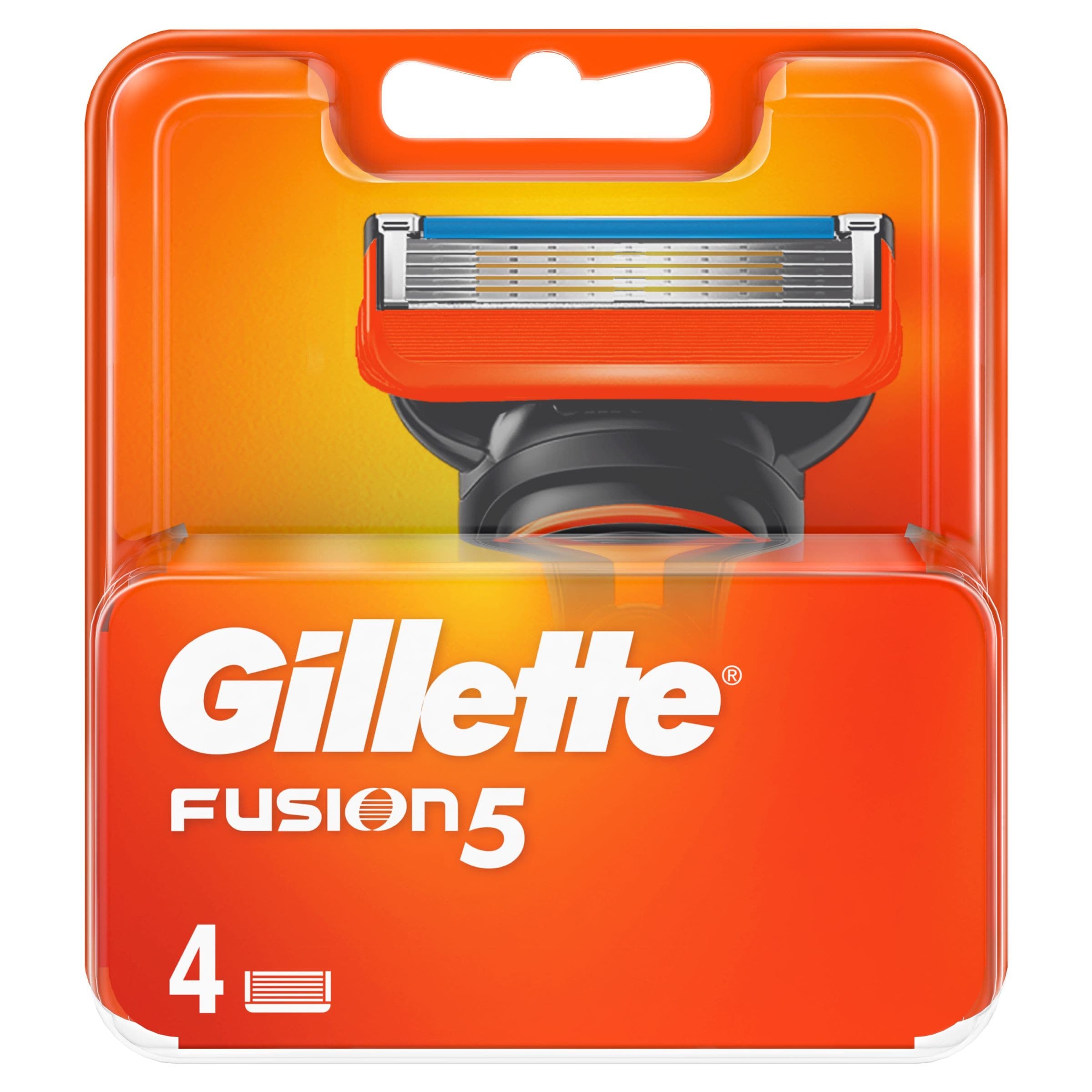 Gillette Fusion5 Pánská náhradní holicí hlavice 4 ks