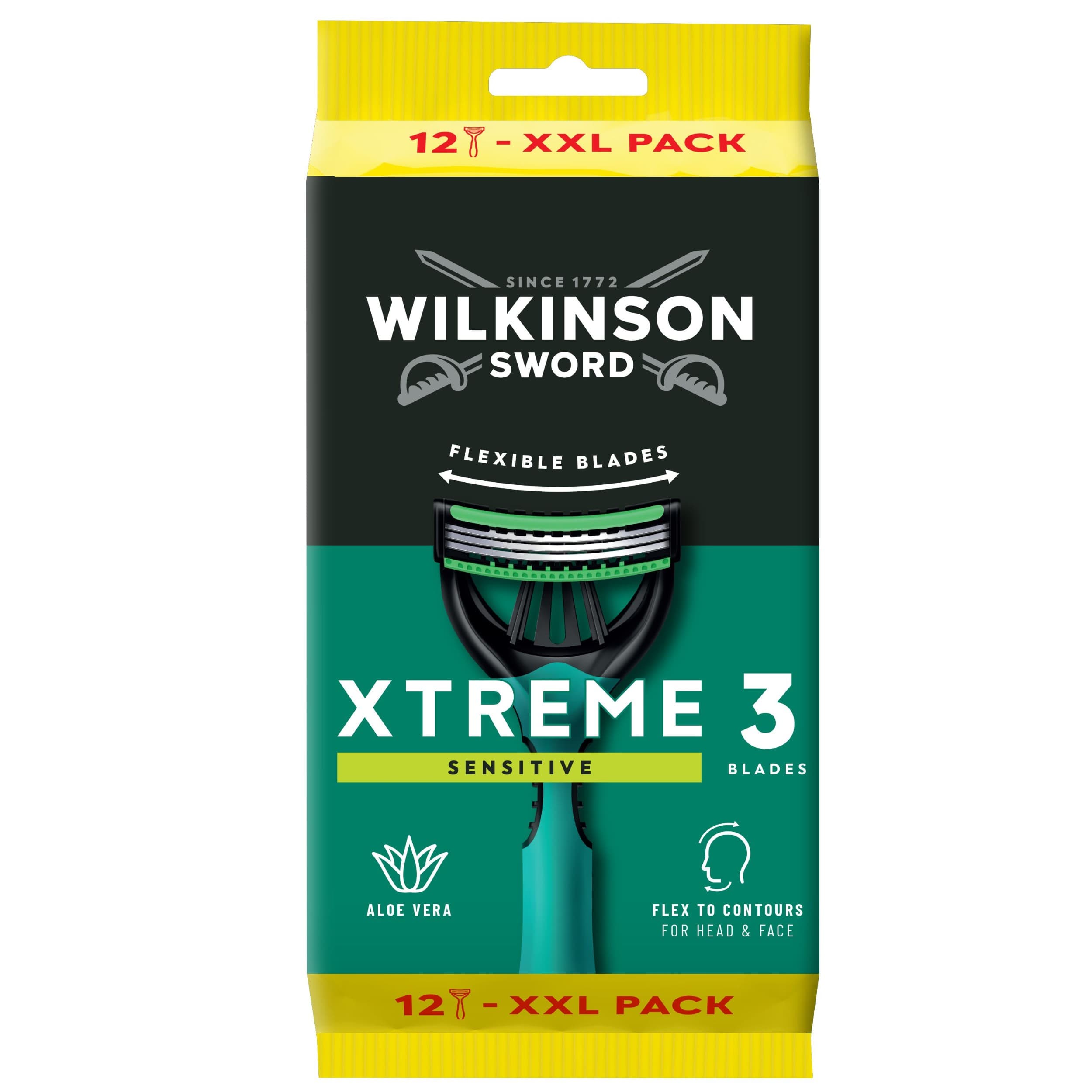 Wilkinson Sword Xtreme3 Sensitive Jednorázová holítka 12 ks