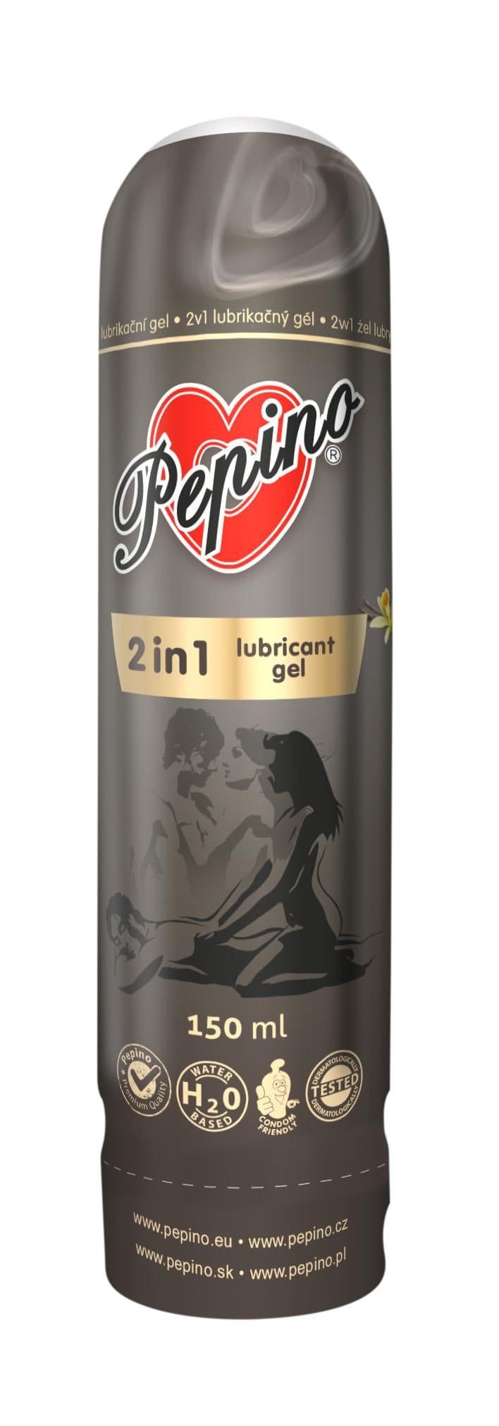 Pepino Lubrikační gel 2 v 1 s příjemnou vůní vanilky 150 ml