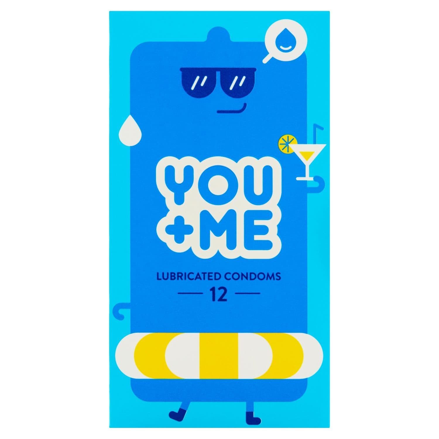 You Me Lubricated kondomy 12 ks