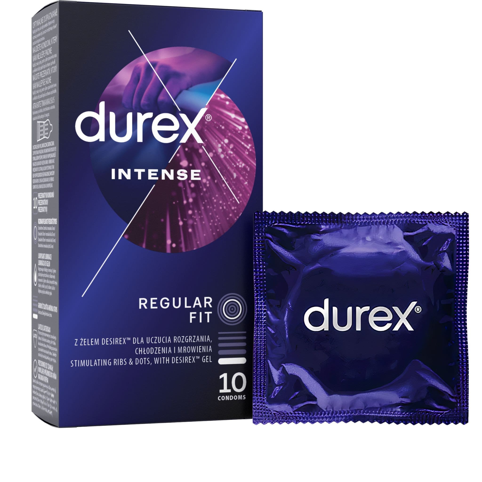 Durex Intense orgasmic kondomy 10 ks